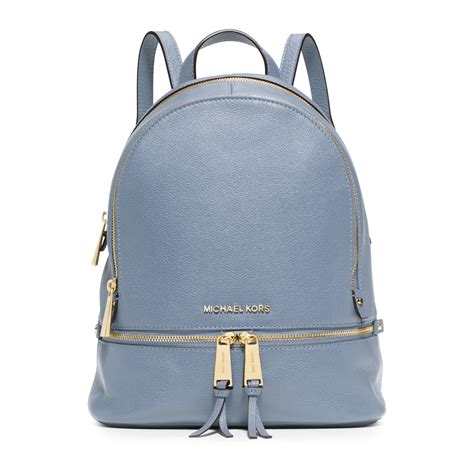 michael kors backpack pale blue|michael kors royal blue handbag.